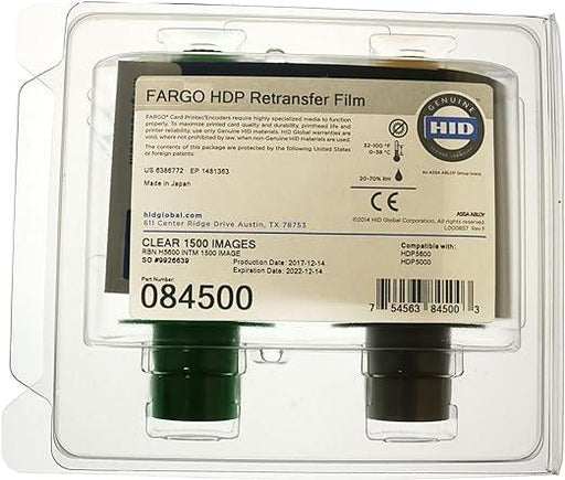 Fargo HDP5600 Clear Transfer Film - 84500 - LX2001 - Homewares, Outdoor, Phone Accessories, Cases, Speakers, Headphones + More -