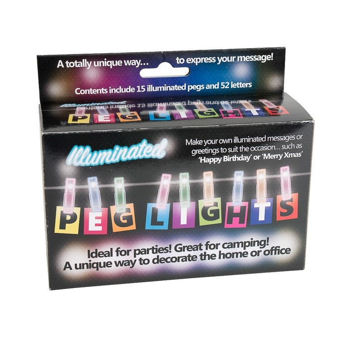Funtime Gifts Illuminated LED Peg Lights LF6580 5023664000624