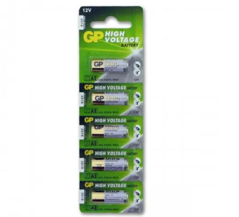 GP Alkaline Battery Batteries A23 LR23A 12V - 5 Pack GP23ABP1