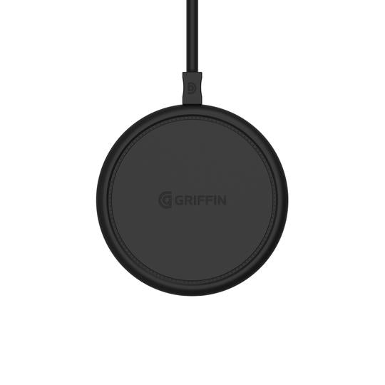 Griffin 15W Wireless QI Fast Charging Pad w/ QC wall charger GP-157-BLK-AU 191058119568