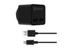 Griffin PowerBlock Dual Port Wall Charger w/ Lightning Cable GP-116-BLK-AU 191058093226