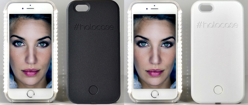 Halo Selfie Case for your Apple iPhone 6S LO-HALOIPH6-BLK LO-HALOIPH6-WHT
