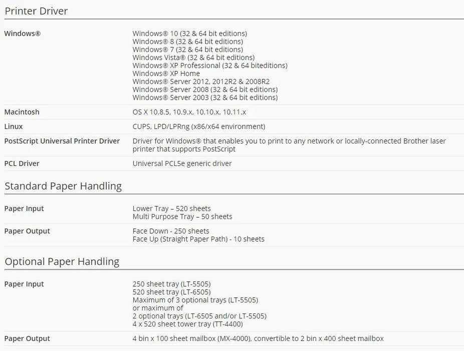 Brother HLL6400DW Laser Printer - LX2001 - Homewares, Outdoor, Phone Accessories, Cases, Speakers, Headphones + More -