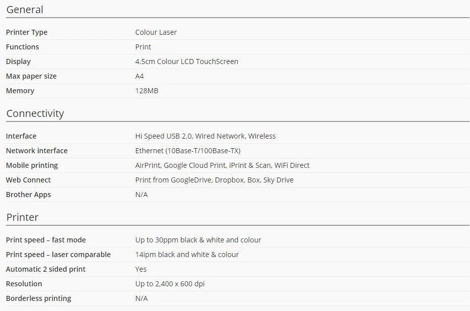 Brother HLL9200CDW Colour Laser Printer HLL9200CDW - LX2001 - Homewares, Outdoor, Phone Accessories, Cases, Speakers, Headphones + More -