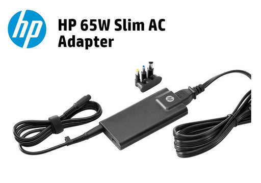 HP 65W Slim AC Adapter - 65 W Output Power - 5 V DC Output Voltage H6Y82AA