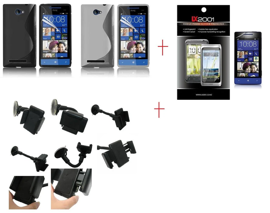 HTC 8S Case Car Kit Holder - LX2001 - Homewares, Outdoor, Phone Accessories, Cases, Speakers, Headphones + More -