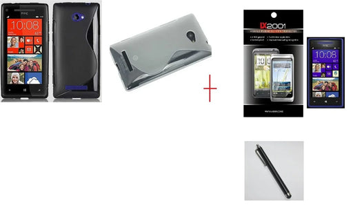 HTC 8X Case + Stylus + Screen Protector - LX2001 - Homewares, Outdoor, Phone Accessories, Cases, Speakers, Headphones + More -