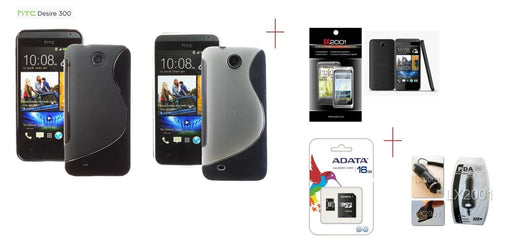 HTC Desire 300 Case + 16GB + Car Charger + SP - LX2001 - Homewares, Outdoor, Phone Accessories, Cases, Speakers, Headphones + More -