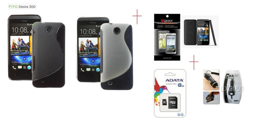 HTC Desire 300 Case + 8GB + Car Charger + SP - LX2001 - Homewares, Outdoor, Phone Accessories, Cases, Speakers, Headphones + More -