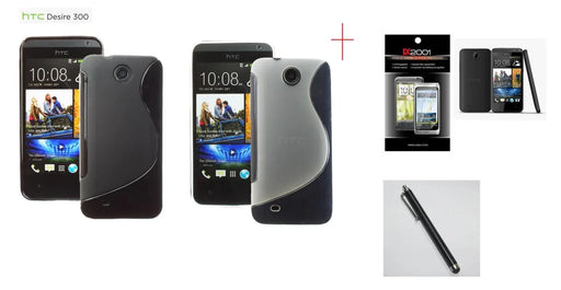 HTC Desire 300 Case + Stylus + Screen Protector - LX2001 - Homewares, Outdoor, Phone Accessories, Cases, Speakers, Headphones + More -