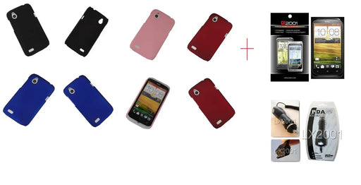 HTC Desire X Hard Rubber Case Car Charger SP - LX2001 - Homewares, Outdoor, Phone Accessories, Cases, Speakers, Headphones + More -