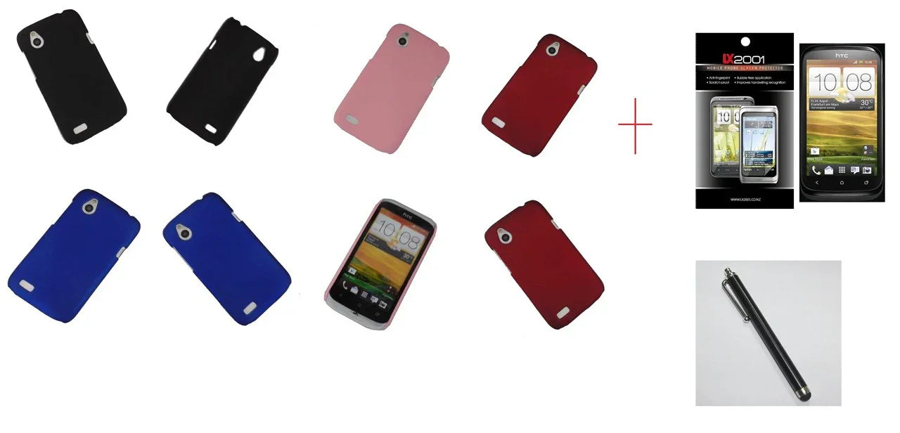 HTC Desire X Hard Case + Stylus + SP - LX2001 - Homewares, Outdoor, Phone Accessories, Cases, Speakers, Headphones + More -
