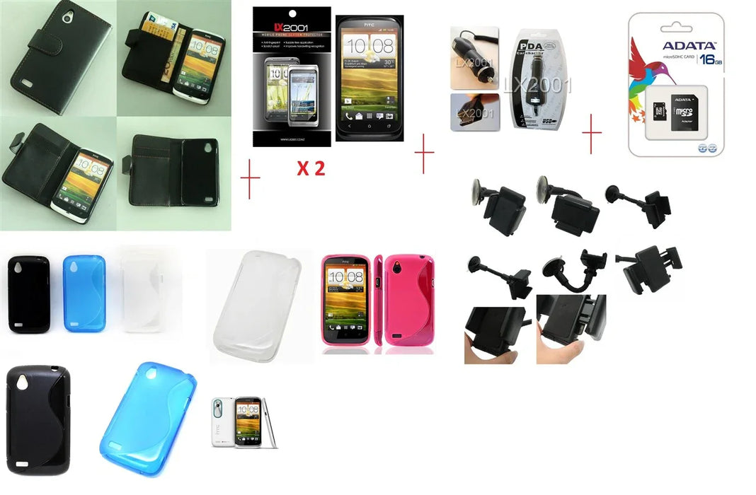 HTC Desire X Cases Car Charger Holder 16GB MicroSD - LX2001 - Homewares, Outdoor, Phone Accessories, Cases, Speakers, Headphones + More -