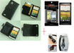 HTC Desire X Leather Case + SP + Car Charger - LX2001 - Homewares, Outdoor, Phone Accessories, Cases, Speakers, Headphones + More -