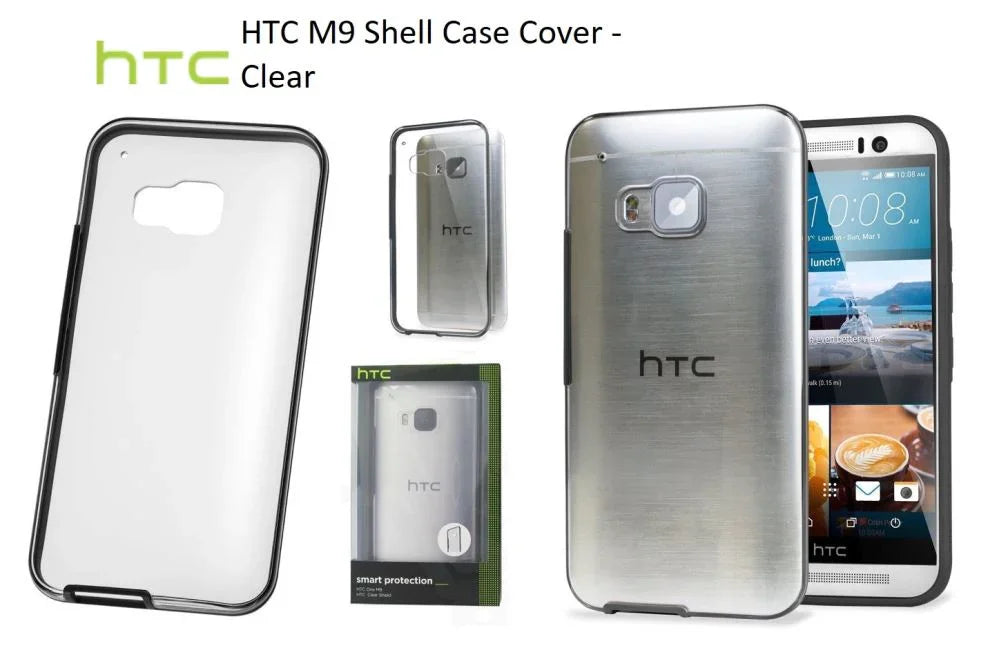 HTC M9 Shell Case Cover - Clear 99H20073-00 - LX2001 - Homewares, Outdoor, Phone Accessories, Cases, Speakers, Headphones + More -