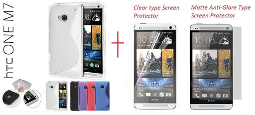 HTC ONE M7 Case + Screen Protector - LX2001 - Homewares, Outdoor, Phone Accessories, Cases, Speakers, Headphones + More -