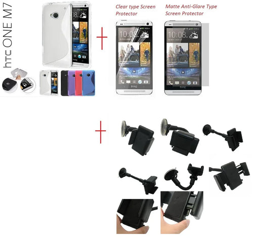 HTC ONE M7 Gel Case Car Kit Holder - LX2001 - Homewares, Outdoor, Phone Accessories, Cases, Speakers, Headphones + More -