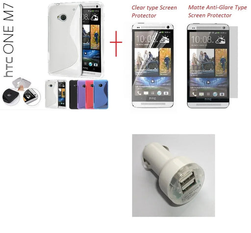 HTC ONE M7 Gel Case Dual USB Car Charger SP - LX2001 - Homewares, Outdoor, Phone Accessories, Cases, Speakers, Headphones + More -