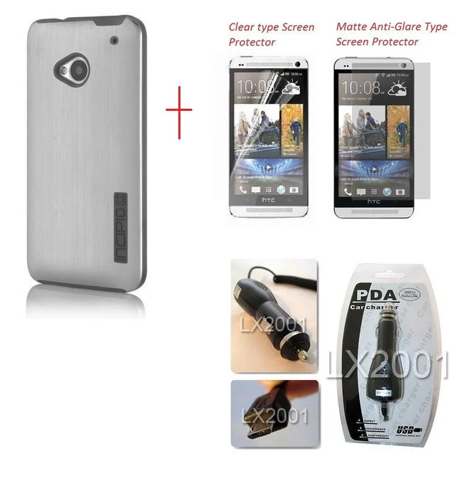 HTC One Incipio DualPro Shine Case + Car Charger - LX2001 - Homewares, Outdoor, Phone Accessories, Cases, Speakers, Headphones + More -