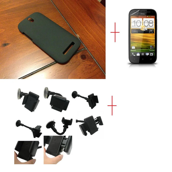 HTC One SV Rubber Case Car Kit Holder - LX2001 - Homewares, Outdoor, Phone Accessories, Cases, Speakers, Headphones + More -