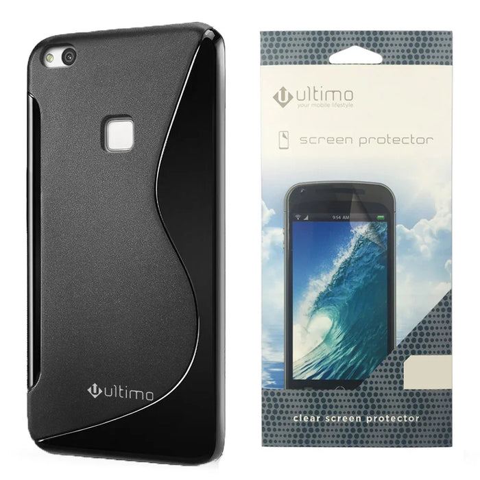 Huawei P10 Lite Gel Case + Screen Protector - LX2001 - Homewares, Outdoor, Phone Accessories, Cases, Speakers, Headphones + More -