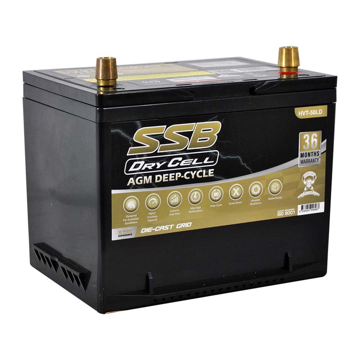 Automotive Battery Agm Deep Cycle 12V 12Ah 600Cca By Ssb Ultra High Performance