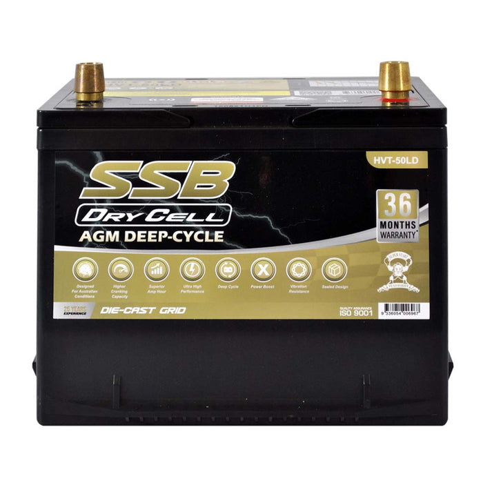 Automotive Battery Agm Deep Cycle 12V 12Ah 600Cca By Ssb Ultra High Performance