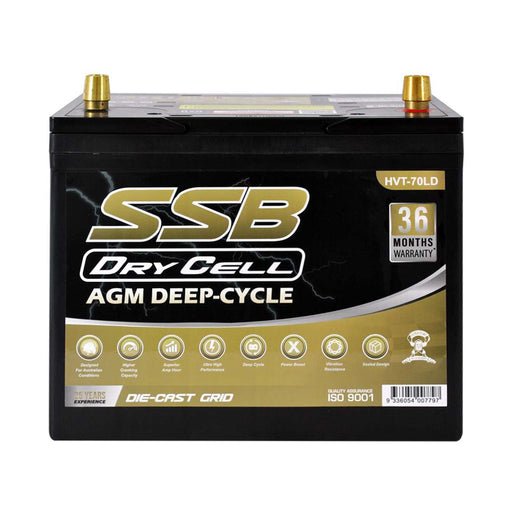Automotive Battery Agm Deep Cycle 12V 12Ah 620Cca By Ssb Ultra High Performance