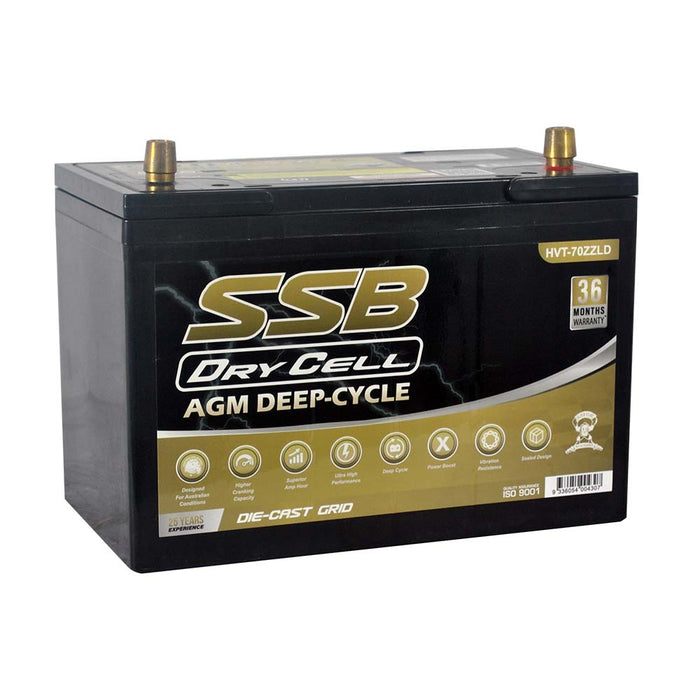 Automotive Battery Agm Deep Cycle 12V 12Ah 780Cca By Ssb Ultra High Performance