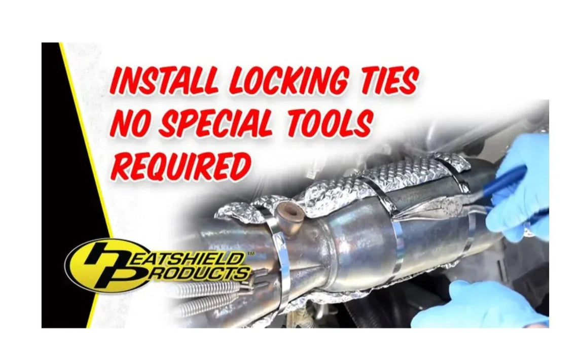 Heatshield THERMAL TIES 3/16" X 8" - 8 PACK - 200MM - LX2001 - Homewares, Outdoor, Phone Accessories, Cases, Speakers, Headphones + More -