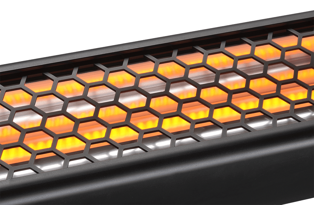 Heatstrip Heat Strip Infrared Intense Indoor Outdoor Heater 3200W - Black THY3200 (BLACK)