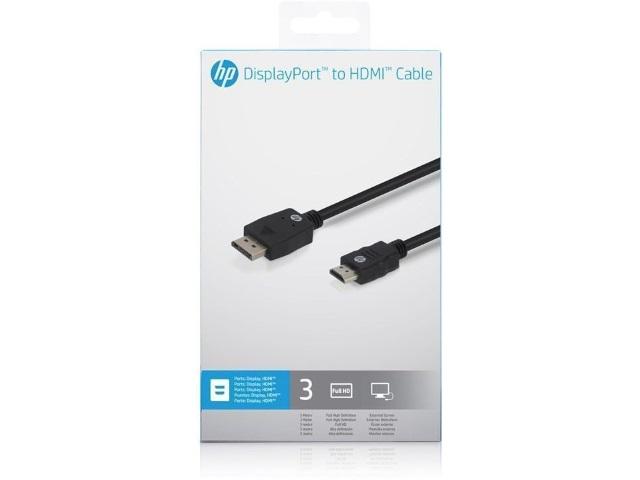 Hewlett Packard 3m Display Port to HDMI Cable HP-006 192018097599