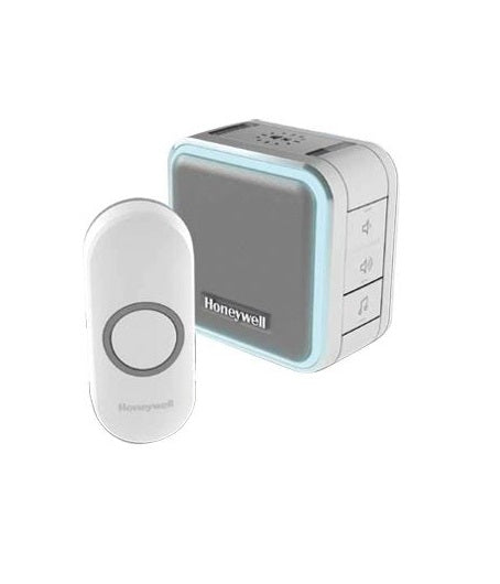 Honeywell Wireless Portable 150m Doorbell w/ Halo Light - Grey HONDC515NGA