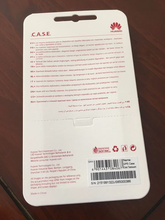 Huawei GR5 PC Case CLEAR 6901443084067