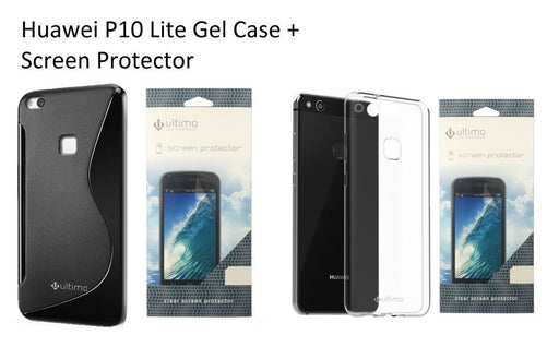 Huawei P10 Lite Gel Case + Screen Protector