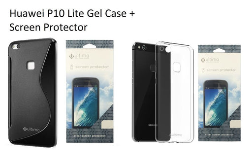 Huawei P10 Lite Gel Case + Screen Protector PROFILE PIC