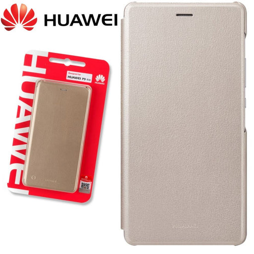 Huawei P9 Lite Flip Cover Case GOLD