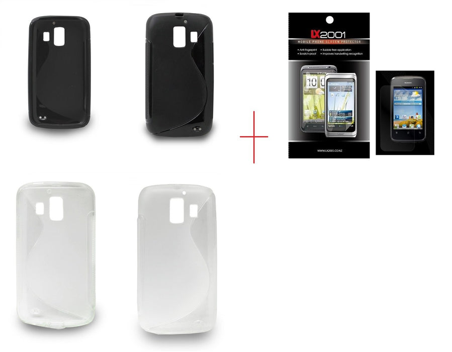 Huawei Ascend Y200 Case + Screen Protector