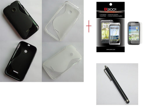 Huawei Ascend Y210 Case Stylus Screen Protector