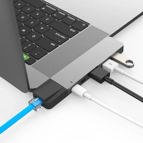 HyperDrive MacBook Pro NET Hub USB-C - Space Gray 6941921145125 - LX2001 - Homewares, Outdoor, Phone Accessories, Cases, Speakers, Headphones + More -