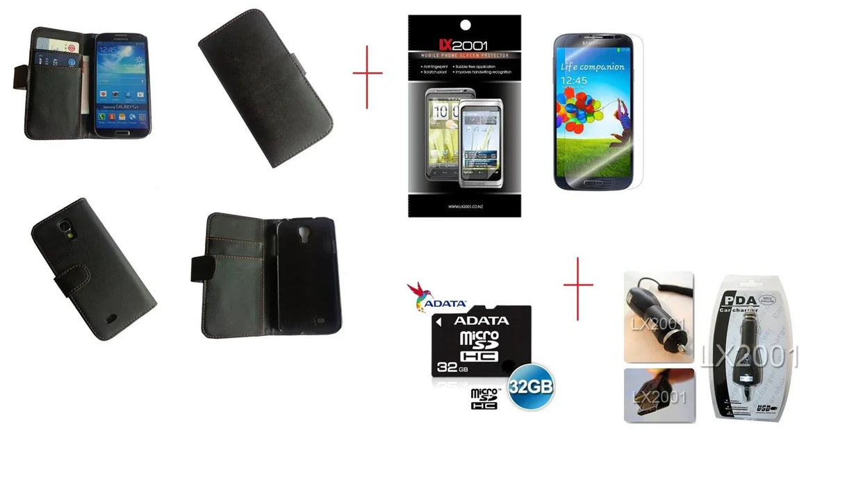 Samsung Galaxy S4 Leather Case 32GB Charger - LX2001 - Homewares, Outdoor, Phone Accessories, Cases, Speakers, Headphones + More -
