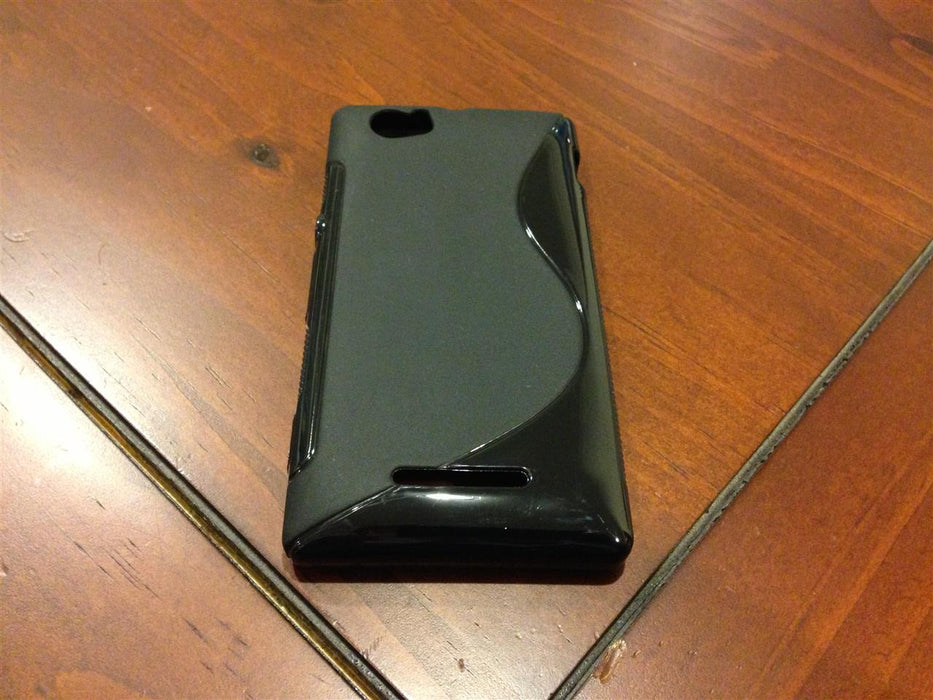 Sony Xperia M Gel Case + Screen Protector
