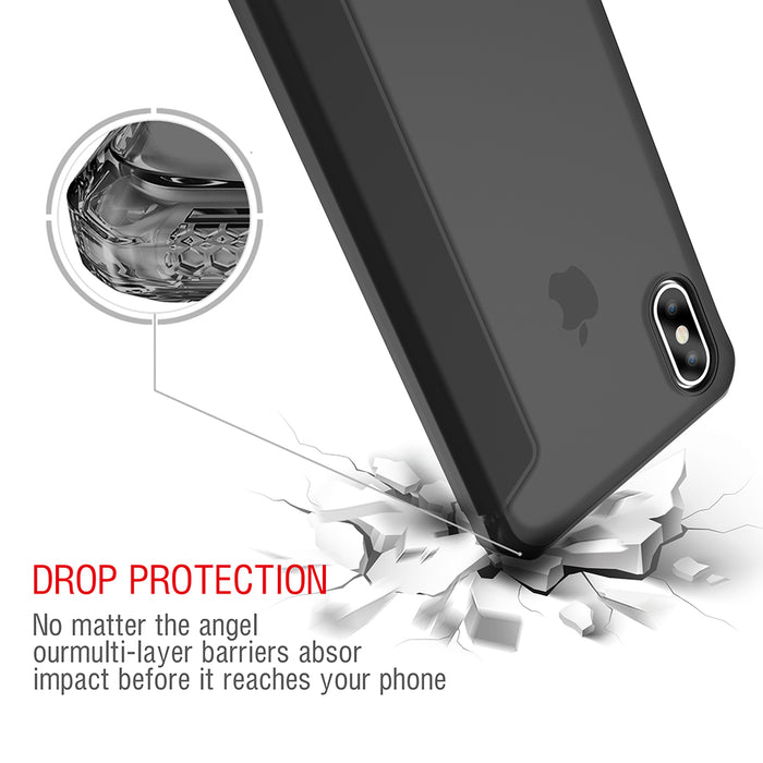 ITSKINS Apple iPhone XS Max 6.5" SPECTRUM FOLIO Wallet Case - Black APXP-SPCFL-BLCK 4894465308100