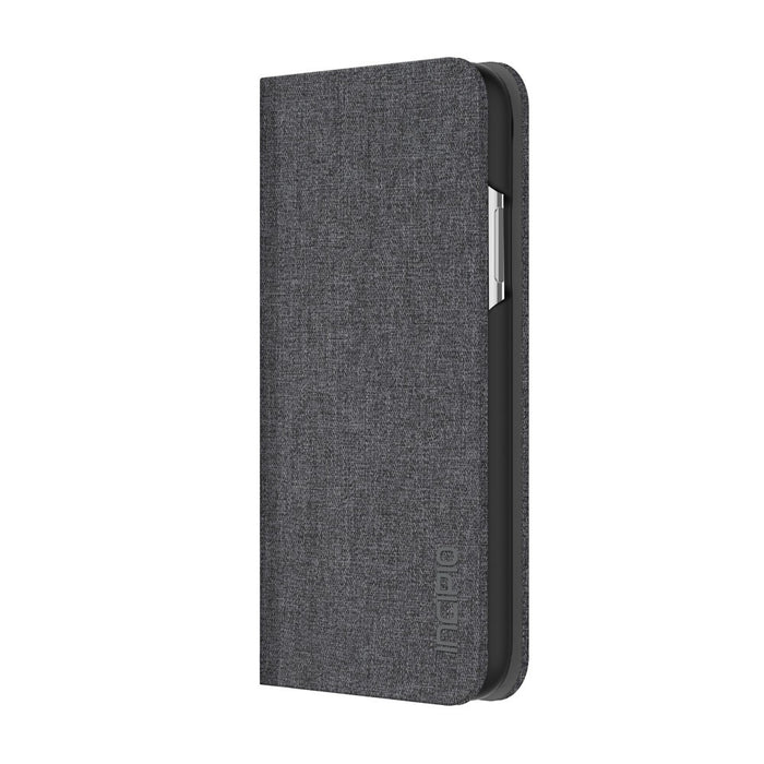 Incipio Apple iPhone X Esquire Series Folio Wallet Case - Gray Grey IPH-1650-GRY
