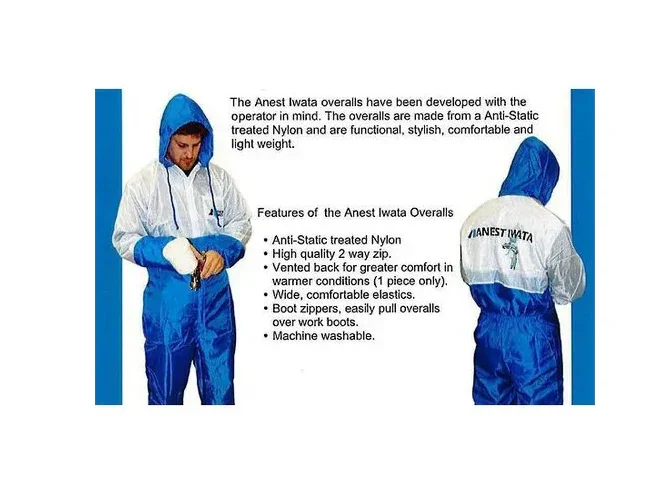 Iwata Spraysuit Spray Suit Nylon 1PC w/ Hood - Large SPRAYSUITL - LX2001 - Homewares, Outdoor, Phone Accessories, Cases, Speakers, Headphones + More -