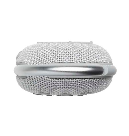 JBL Clip 4 Waterproof Portable Bluetooth Speaker - White JBLCLIP4WHT