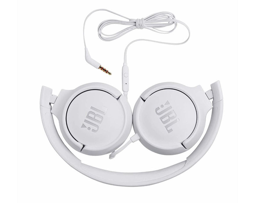 JBL Tune 500 Headphones - White JBLT500WHT 6925281939938