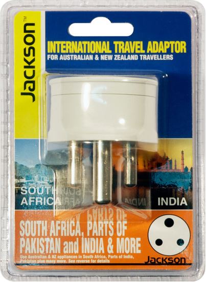Jackson South Africa India Travel Adapter PTA8812 9318054188126