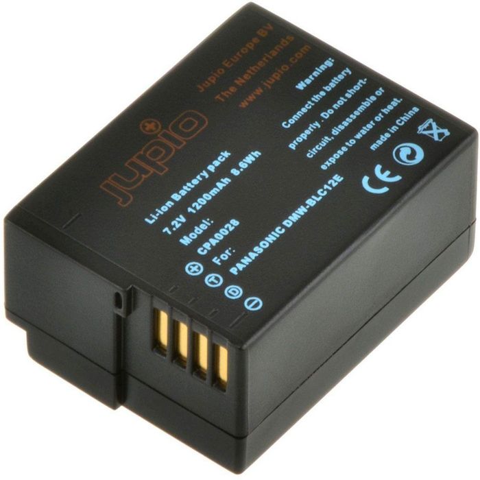 Jupio Panasonic DMW-BLC12E / BP-DC12 Lithium-Ion Battery Pack (7.2V, 1200mAh) CPA0028
