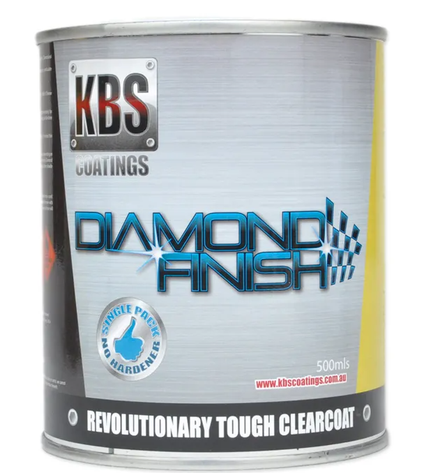 KBS Diamond Clear Coat Finish UV Stable Self Leveling 500ML 8304